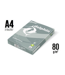 Hârtie pentru tehnică de birou A4, 80 g/m², DOLPHIN Everyday, 500 foi