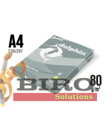 Hârtie pentru tehnică de birou A4, 80 g/m², DOLPHIN Everyday, 500 foi