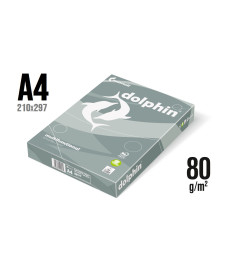 Hârtie pentru tehnică de birou A4, 80 g/m², DOLPHIN Everyday, 500 foi