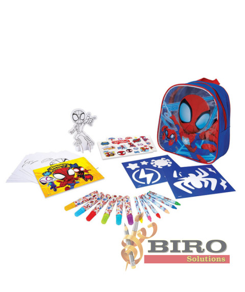 Set pentru desen in rucsan Spider Man, art. 1023-68103