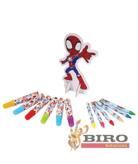 Set pentru desen in rucsan Spider Man, art. 1023-68103