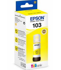Cerneală Epson T00S44A Yellow EcoTank 103, 65 ml, pentru L1110 / L31xx / L32xx / L5xxx