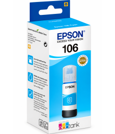 Cerneală Epson T00R240 Cyan EcoTank 106, 70 ml, pentru L7160 / L7180