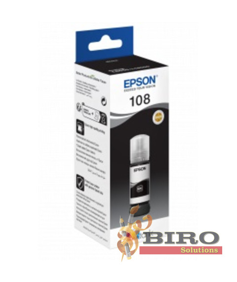Cerneală Epson T09C14A Black EcoTank 108 pentru L8050/8100/18050, 70 ml