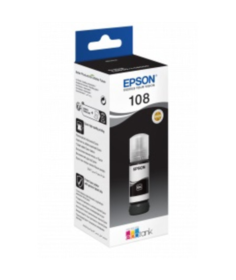 Cerneală Epson T09C14A Black EcoTank 108 pentru L8050/8100/18050, 70 ml