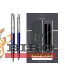 Set Parker Jotter Royal Metal Albastru – stilou + pix