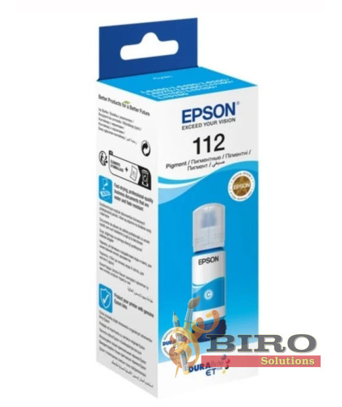 Cerneală Epson T06C24A Pigment Cyan EcoTank 112 pentru L6460/6570/11160/15150