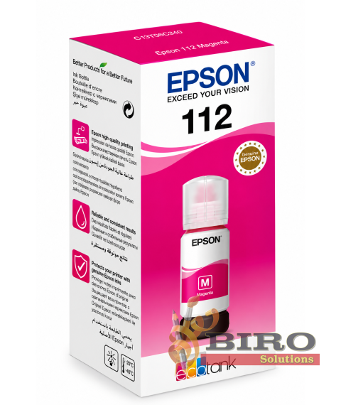 Cerneală Epson T06C34A Pigment Magenta EcoTank 112 pentru L6460/6570/11160/15150