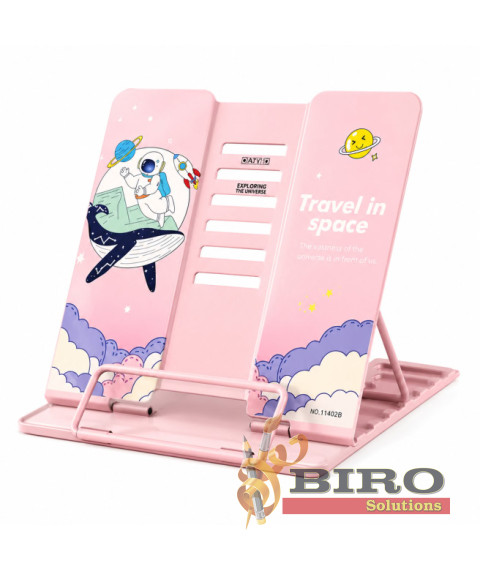 Suport pentru cărți Trevel in Space, Pink 1142S-3