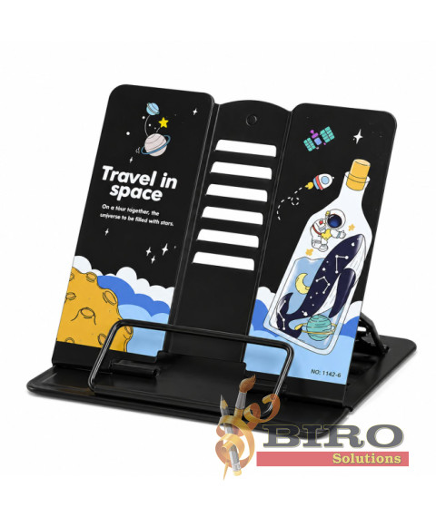 Suport pentru cărți Trevel in Space, Black 1142S-4