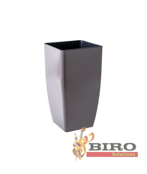 Ghiveci de flori Cvadro Aleana – 22×22×41.5 cm, polipropilenă