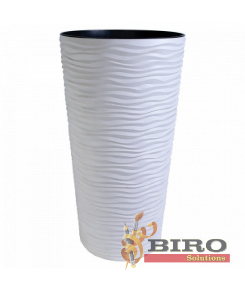 Ghiveci de flori Fiujin Aleana – d22×41.5 cm, polipropilenă