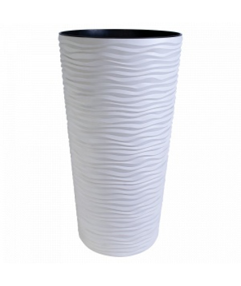 Ghiveci de flori Fiujin Aleana – d22×41.5 cm, polipropilenă