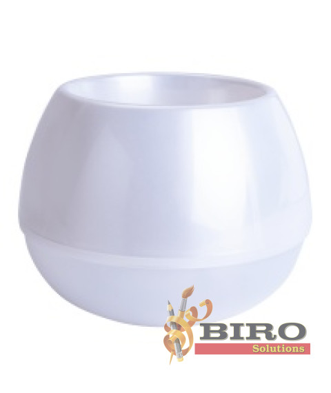 Ghiveci de flori „Sphere” – d10 cm, formă rotundă decorativă 