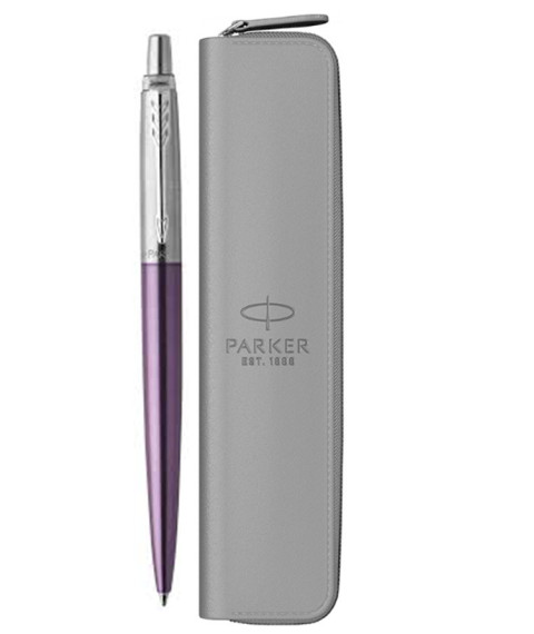 Set Parker Jotter Royal VICTORIA – pix + etui cu fermoar
