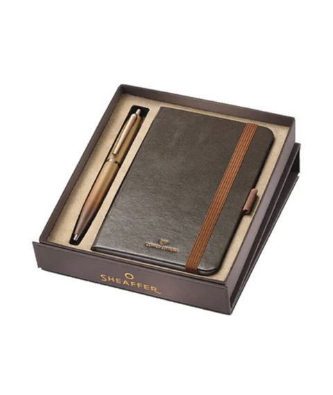 Set cadou Sheaffer VFM Coffee – pix + casetă cadou cu agendă A6