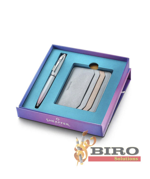 Set Sheaffer VFM Expressions – pix + Card Holder asortat în casetă cadou