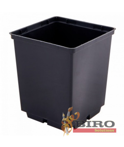 Ghiveci pătrat pentru plante – 9×10 cm, plastic durabil