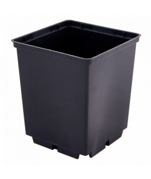 Ghiveci pătrat pentru plante – 9×10 cm, plastic durabil