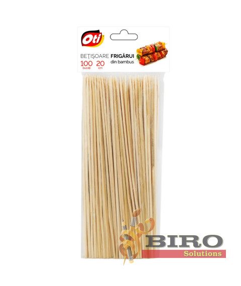 Betisoare frigarui clasice 20 cm, 100 buc./pach.