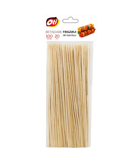 Betisoare frigarui clasice 20 cm, 100 buc./pach.