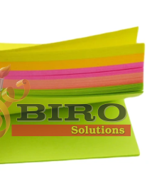 Hîrtie pentru notițe cu lipici 75x75 mm, 100 foi NEON NOKI