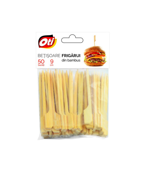 Bețișoare frigărui premium – 9 cm, 50 buc./set – calitate superioară 