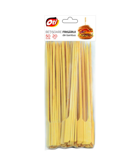 Bețișoare frigărui premium – 20 cm, 50 buc./set 