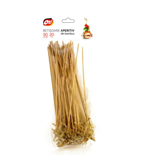 Bețișoare aperitiv – 20 cm, 50 buc./set