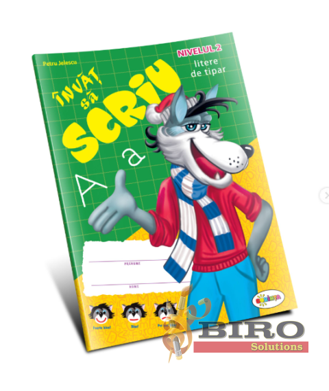 Învăț să scriu litere de tipar – Nivelul 2