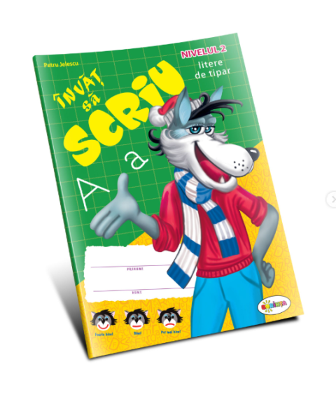 Învăț să scriu litere de tipar – Nivelul 2