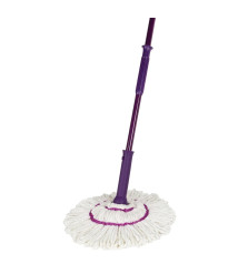 Mop Click-Click – microfibră, coadă metalică 130 cm 