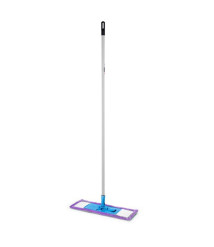 Mop plat Economic – microfibră + coadă metalică 120 cm 