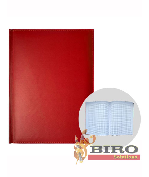 Carnet de notițe Lizy TH195, 200 × 280 mm, roșu