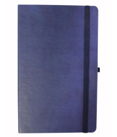 Agendă nedatată Lizy ECL, 130 × 210 mm, hârtie ivory, pagini liniate, cu elastic