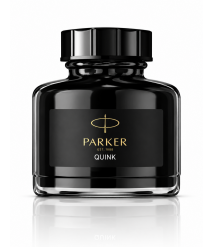 Călimară cerneală Parker Quink Black, neagră, 57 ml