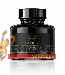 Călimară cerneală Parker Quink Black, neagră, 57 ml