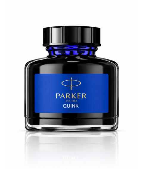 Călimară cerneală Parker Quink, albastră, 57 ml