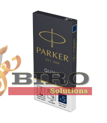 Rezerve cerneală Parker Blue Permanent, albastre, 5 buc./set