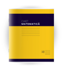 Caiet Matematică, 48 foi, pătrățele