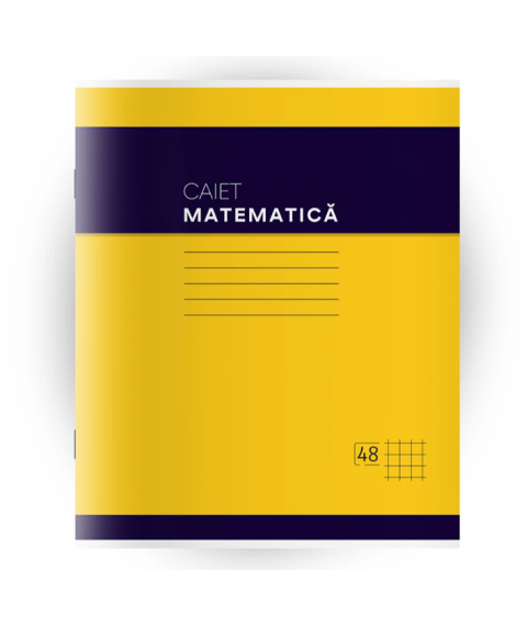 Caiet Matematică, 48 foi, pătrățele