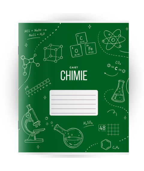 Caiet Chimie, 48 foi, pătrățele