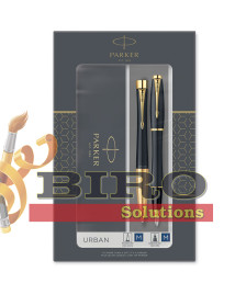 Set cadou Parker Urban Matte Black GT – stilou + pix