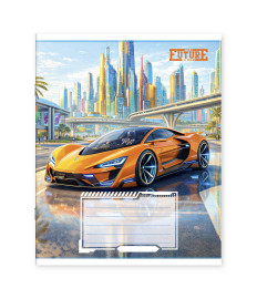 Caiet A5, 24 foi, linie, copertă carton, model 241076