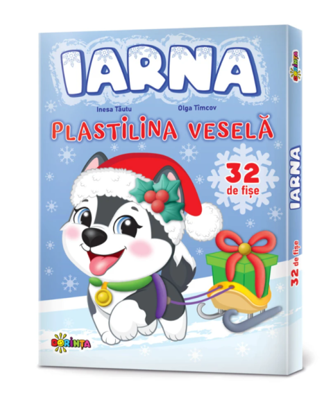 Plastilina Veselă. Iarna (32 fișe)