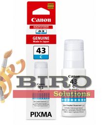 Cerneală Canon GI-43C Cyan, 60 ml, pentru PIXMA G540 / G640