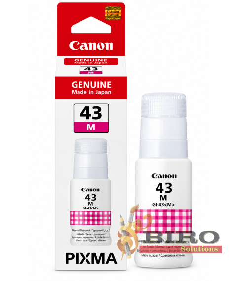 Cerneală Canon GI-43M Magenta, 60 ml, pentru PIXMA G540 / G640