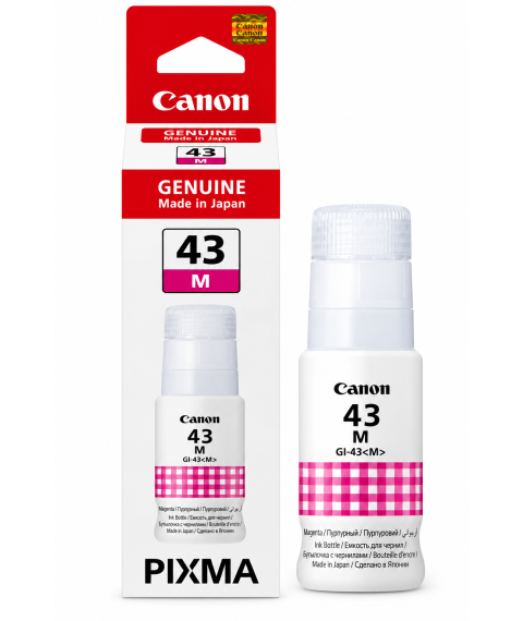 Cerneală Canon GI-43M Magenta, 60 ml, pentru PIXMA G540 / G640