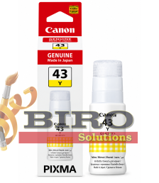 Cerneală Canon GI-43Y Yellow, 60 ml, pentru PIXMA G540 / G640