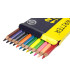 Creioane colorate MARCO Superb Writer Jumbo 4400, 12 culori, hexagonale